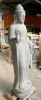 Product image 3 of the product “Standing Buddha with floral carving, Abudaya position. 50 x 32 x 178cm. Natural stone (river stone), stonemasonry ”